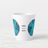 Art Nouveau Gebo Rune Latte Tasse - EINHEIT! (Vorderseite)