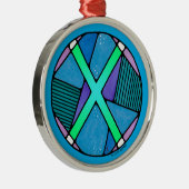 Art Nouveau Gebo Rune of Unity Ornament Aus Metall (Rechts)