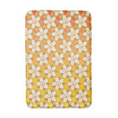 Art Nouveau gelb Jonquil Blumengestapel Damaskus Badematte (Vorderseite Vertikal)