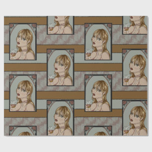 Art Nouveau Geschenkpapier