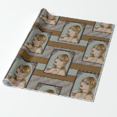 Art Nouveau Geschenkpapier (Ungerollt)
