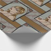 Art Nouveau Geschenkpapier (Ecke)