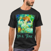 Art Nouveau Gin & Tonic T-Shirt (Vorderseite)