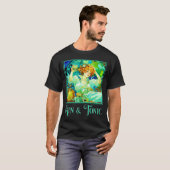 Art Nouveau Gin & Tonic T-Shirt (Vorne ganz)