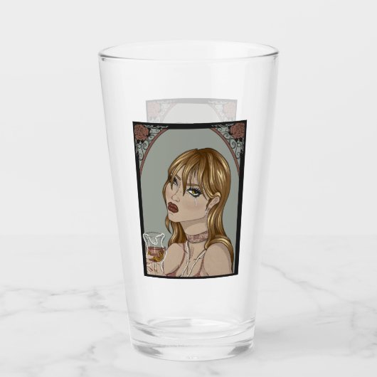 Art Nouveau Glas (Vorderseite)