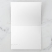 Art Nouveau Golden Nasturtium Muster Karte (Innenseite)