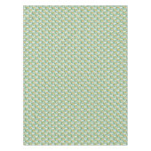 Art Nouveau Green Buttercup Blumentapete Tischdecke (Vorderseite)