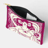 Art Nouveau Harvest Lady Zubehörtasche (Offen)