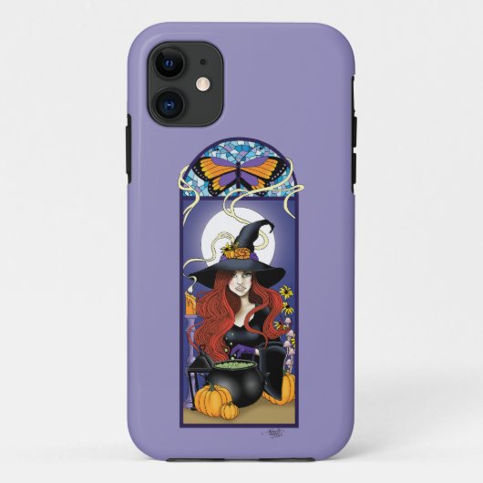 Art Nouveau Hexe Case-Mate iPhone Hülle (Rückseite)