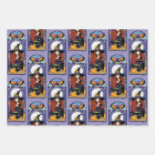Art Nouveau Hexe Geschenkpapier Set (Vorderseite 3)