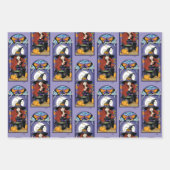 Art Nouveau Hexe Geschenkpapier Set (Vorderseite)