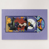 Art Nouveau Hexe Puzzle (Horizontal)