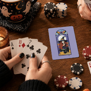 Art Nouveau Hexe Spielkarten