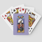 Art Nouveau Hexe Spielkarten (Rückseite)