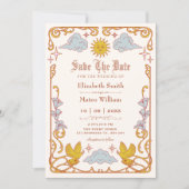 Art nouveau Himmelskörper  Save The Date (Vorderseite)