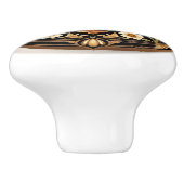 Art Nouveau Honey Bee Keramikknauf (Seitenansicht)