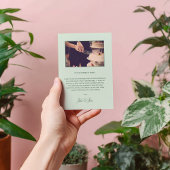 Art Nouveau hübsche Frame Hochzeit Danke Karte