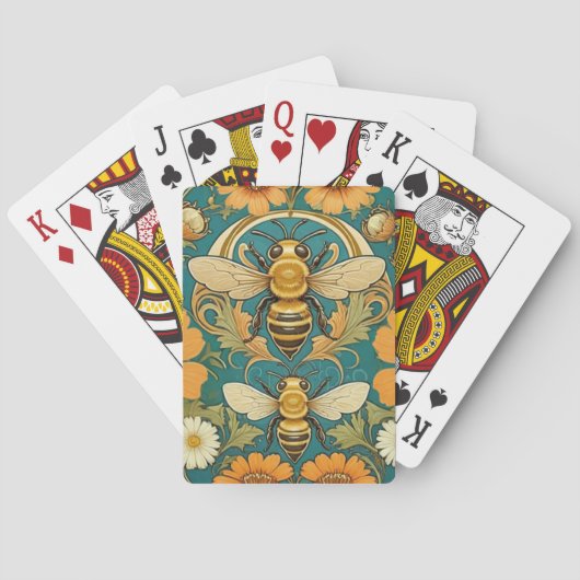 Art Nouveau Humble Playing Cards Spielkarten (Rückseite)