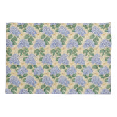 Art Nouveau Hydrangea Pattern with Dragonflies Kissenbezug (Rückseite)