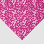 Art Nouveau Ikat - Fuchsia und Pale Pink Seidenpapier (Ausschnitt)