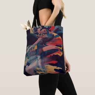 Art Nouveau im Vintage-Stil, Loie Fuller in der Fo Tasche