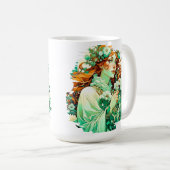 Art Nouveau Imboli Celtic Spring Kaffeetasse (VorderseiteRechts)