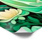 Art Nouveau Imboli Celtic Spring Poster (Ecke)