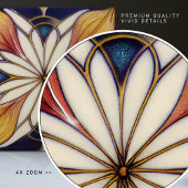 Art Nouveau Inspiriert Classic Floral Geometric Fliese