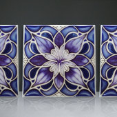 Art Nouveau Inspiriert Lissabon Jacaranda Blossom Fliese