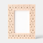 Art Nouveau Iris Floral & Foliage Muster Geätzte Rahmen (Vorderseite)