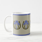 Art Nouveau Iris Kaffeetasse (Links)