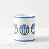 Art Nouveau Iris Kaffeetasse (Mittel)