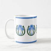 Art Nouveau Iris Kaffeetasse (Links)