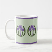 Art Nouveau Iris Tasse (Links)