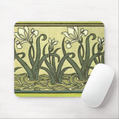 Art Nouveau Irises - Mousepad (Mit Mouse)