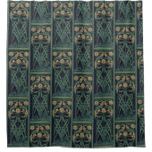 Art Nouveau J.M. Barrie Duschvorhang (Vorderseite)
