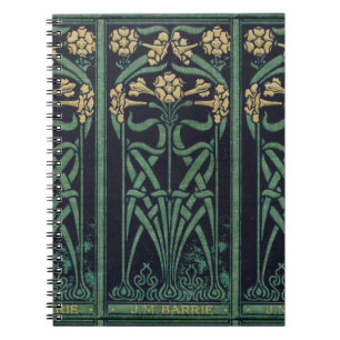 Art Nouveau J.M. Barrie Notizblock