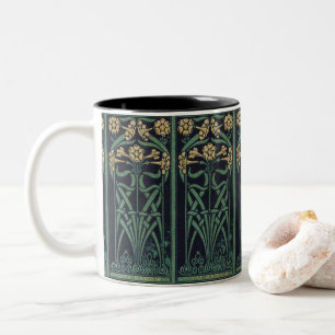 Art Nouveau J.M.Barrie  Zweifarbige Tasse