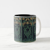Art Nouveau J.M.Barrie  Zweifarbige Tasse (VorderseiteRechts)