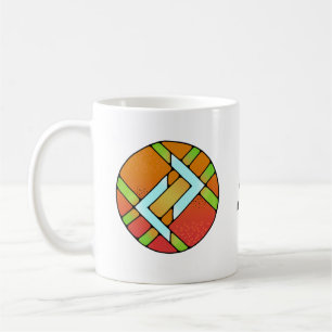 Art Nouveau Jera Rune Becher – ERNTE! Kaffeetasse