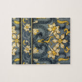 Art Nouveau Jonquil oder Daffodil Puzzle (Horizontal)