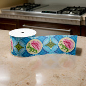 Art Nouveau Keramik Majolica Peranaka Satinband