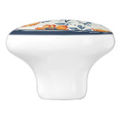 Art Nouveau Keramikknauf (Seitenansicht)