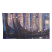 Art Nouveau King Pair Pillowcases Kissenbezug (Rückseite-Rechts)