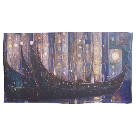 Art Nouveau King Single Pillowcase Kissenbezug (Vorderseite)