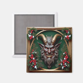 Art Nouveau Krampus Magnet (Vorderseite/Rückseite)