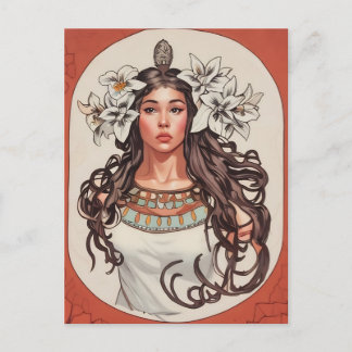 Art Nouveau La Princesse Lointaine Card Postkarte