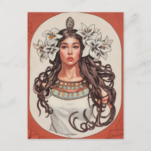 Art Nouveau La Princesse Lointaine Postcard Postkarte