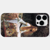 Art Nouveau Lady Case-Mate iPhone Hülle (Rückseite (Horizontal))