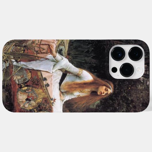 Art Nouveau Lady Case-Mate iPhone Hülle (Rückseite (Horizontal))